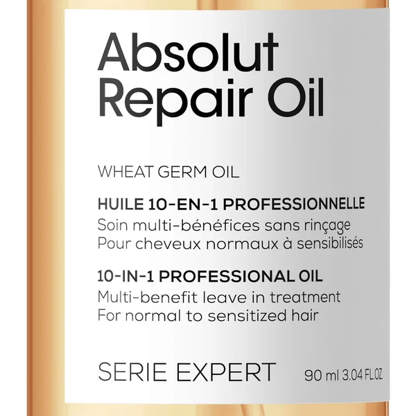 L’Oréal Professionnel Serie Expert Absolut Repair 10 In 1 Leave In Oil For Dry And Damaged Hair 90ml - Image 6
